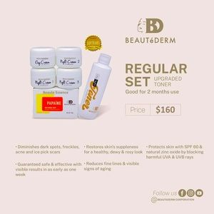 Beautederm’s Regular Set Upgraded Toner (120ml)